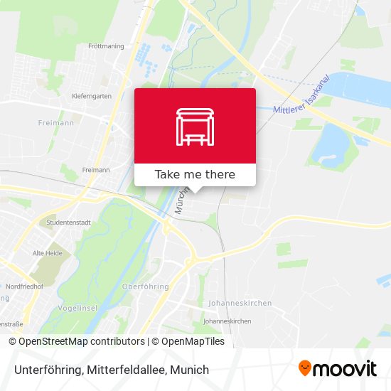 Карта Unterföhring, Mitterfeldallee