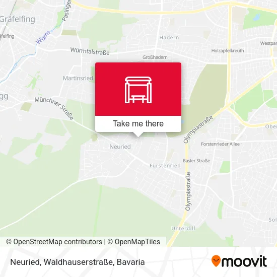 Карта Neuried, Waldhauserstraße