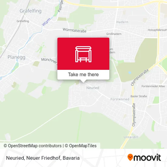 Карта Neuried, Neuer Friedhof