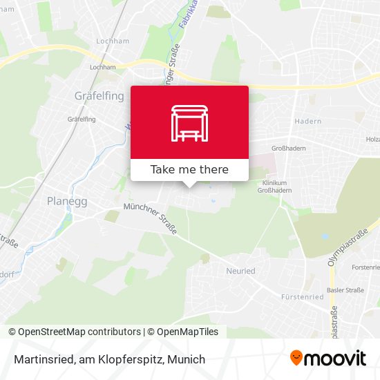 Martinsried, am Klopferspitz map
