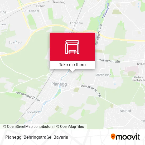 Карта Planegg, Behringstraße