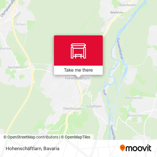 Карта Hohenschäftlarn