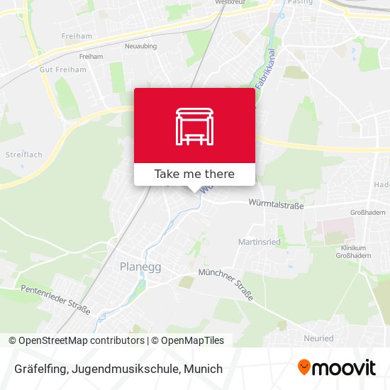 Gräfelfing, Jugendmusikschule map