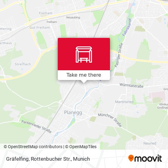 Gräfelfing, Rottenbucher Str. map