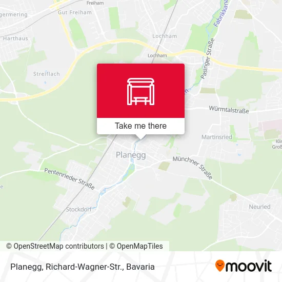 Карта Planegg, Richard-Wagner-Str.