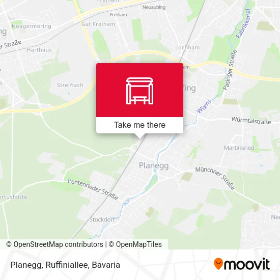 Planegg, Ruffiniallee map