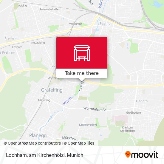 Lochham, am Kirchenhölzl map