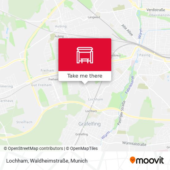 Lochham, Waldheimstraße map