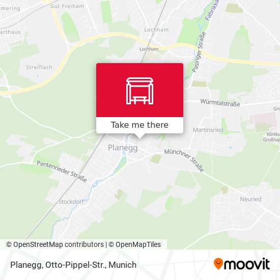 Planegg, Otto-Pippel-Str. map