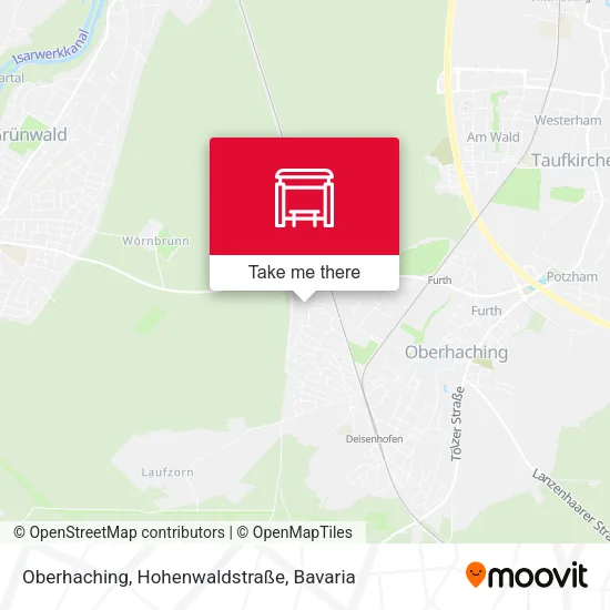 Карта Oberhaching, Hohenwaldstraße