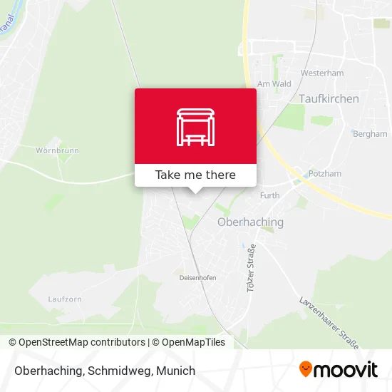 Карта Oberhaching, Schmidweg