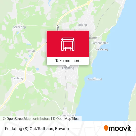 Карта Feldafing (S) Ost/Rathaus