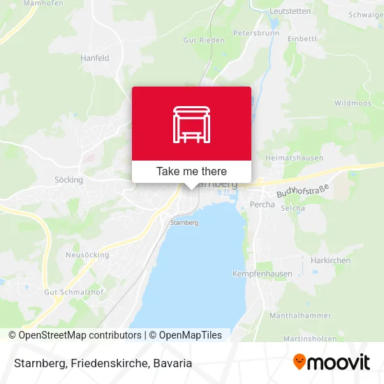 Карта Starnberg, Friedenskirche