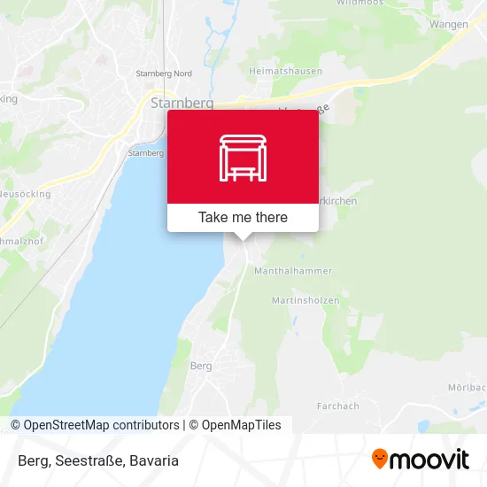 Карта Berg, Seestraße