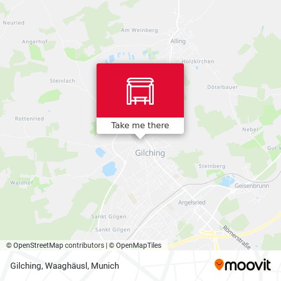 Карта Gilching, Waaghäusl