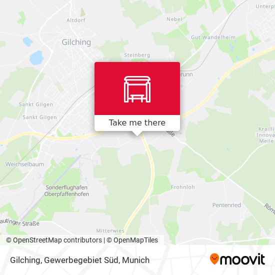 Gilching, Gewerbegebiet Süd map