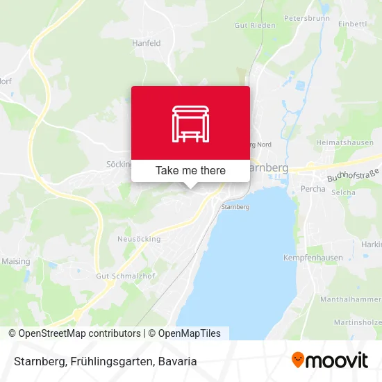 Карта Starnberg, Frühlingsgarten
