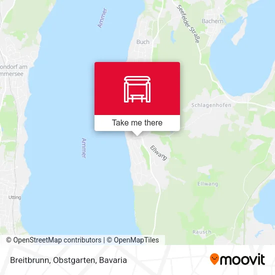 Карта Breitbrunn, Obstgarten