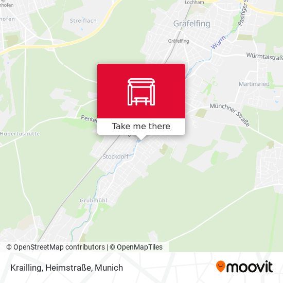 Krailling, Heimstraße map