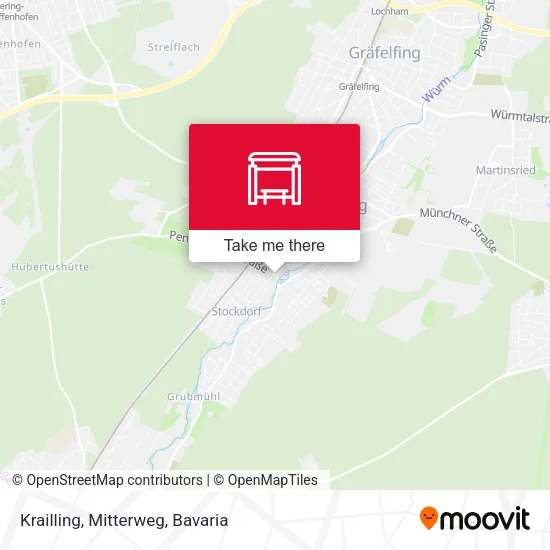 Карта Krailling, Mitterweg