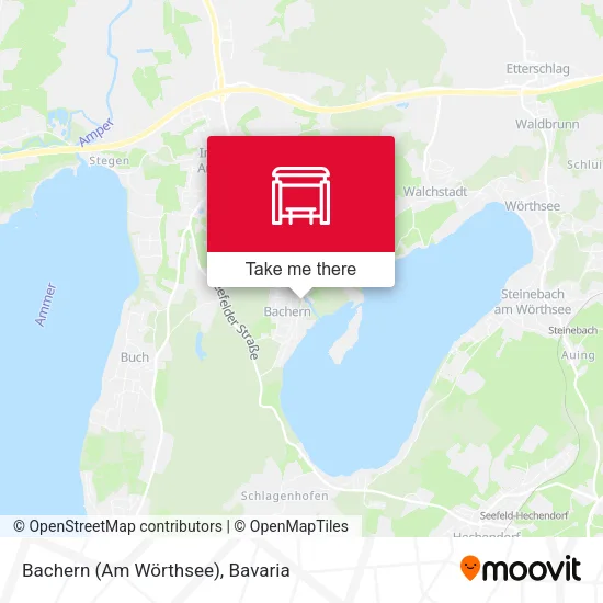 Карта Bachern (Am Wörthsee)