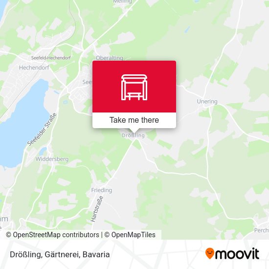 Drößling, Gärtnerei map