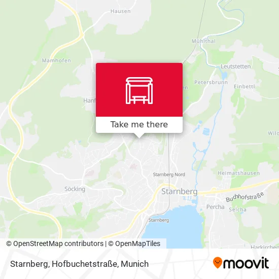 Карта Starnberg, Hofbuchetstraße