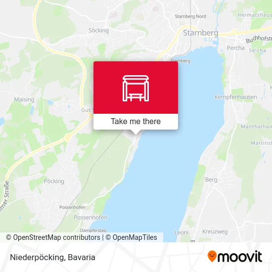 Карта Niederpöcking