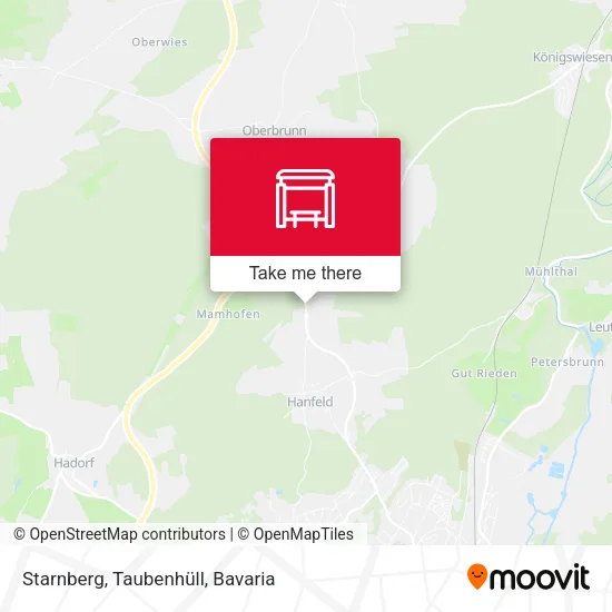 Карта Starnberg, Taubenhüll