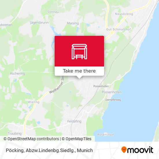 Pöcking, Abzw.Lindenbg.Siedlg. map