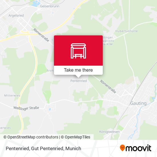 Pentenried, Gut Pentenried map