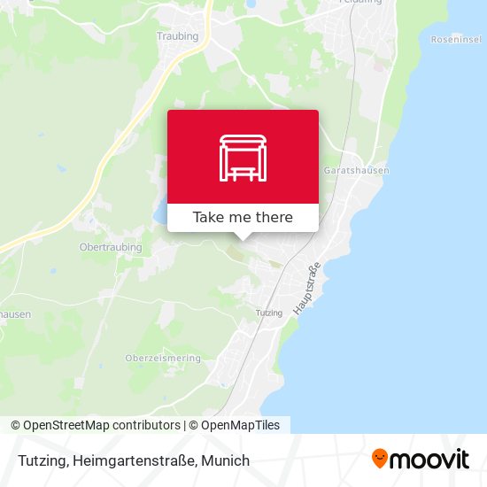 Tutzing, Heimgartenstraße map