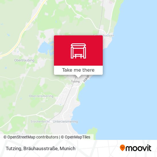 Tutzing, Bräuhausstraße map