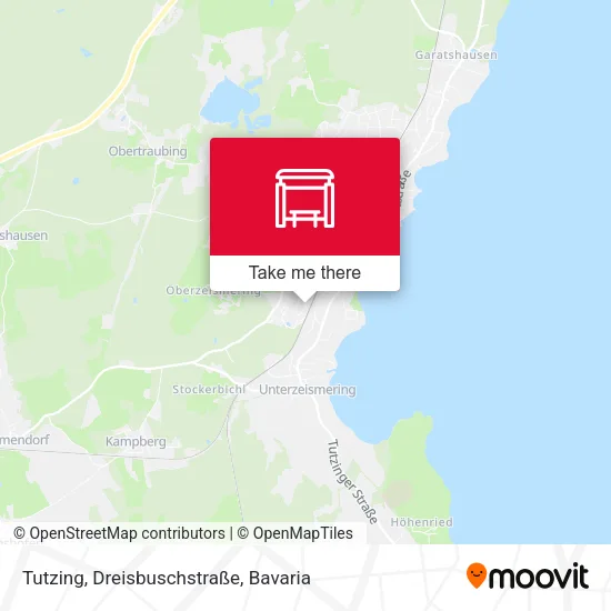 Карта Tutzing, Dreisbuschstraße