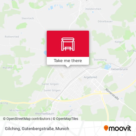 Карта Gilching, Gutenbergstraße