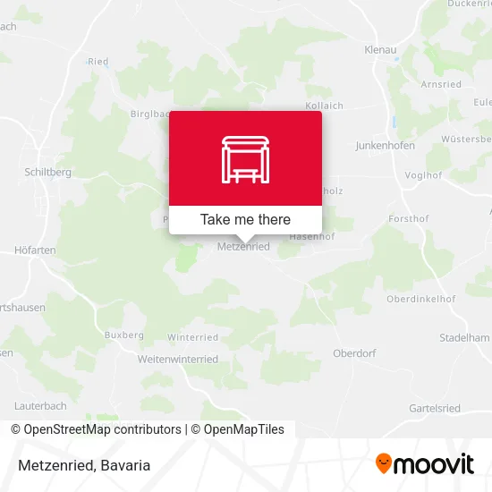 Карта Metzenried