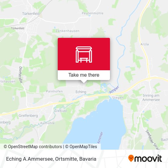 Eching A.Ammersee, Ortsmitte map