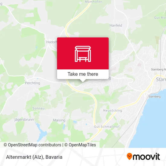 Карта Altenmarkt (Alz)