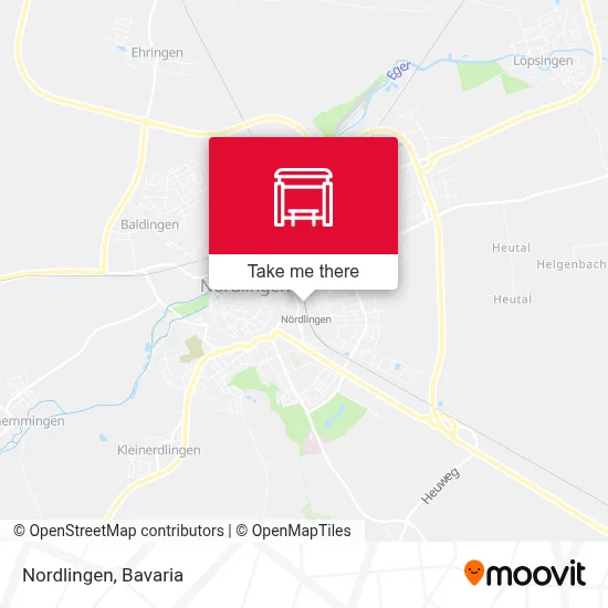 Nördlingen map