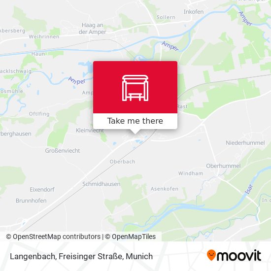 Langenbach, Freisinger Straße map