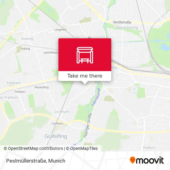 Карта Peslmüllerstraße
