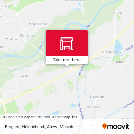 Карта Berglern, Heinrichsruh, Abzw.