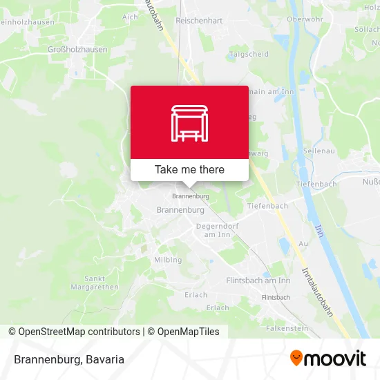 Brannenburg map
