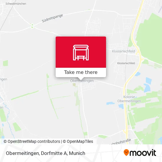 Карта Obermeitingen, Dorfmitte A