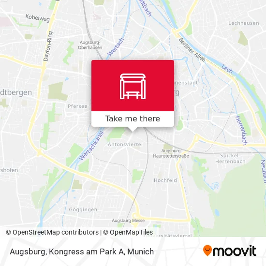 Карта Augsburg, Kongress am Park A
