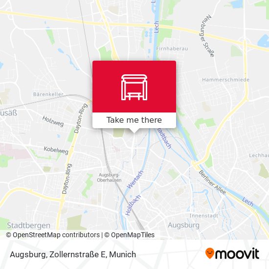 Augsburg, Zollernstraße E map