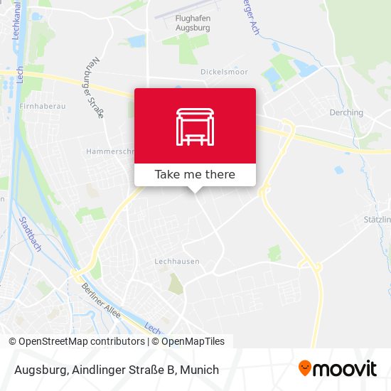 Augsburg, Aindlinger Straße B map