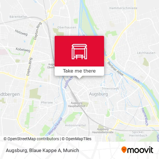 Карта Augsburg, Blaue Kappe A