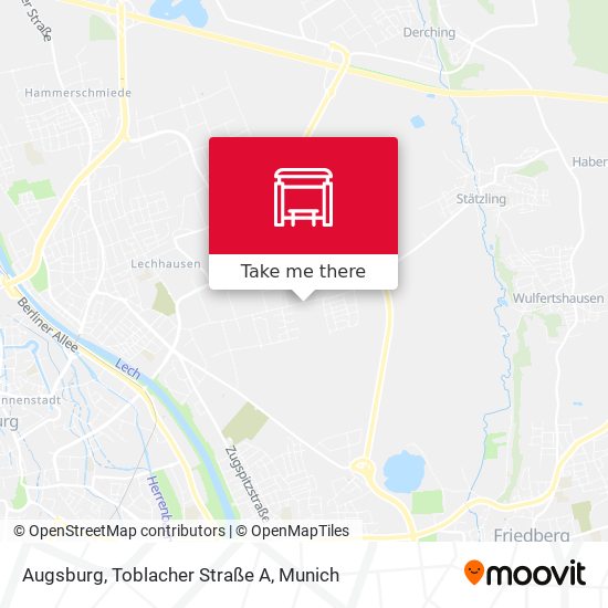 Augsburg, Toblacher Straße A map