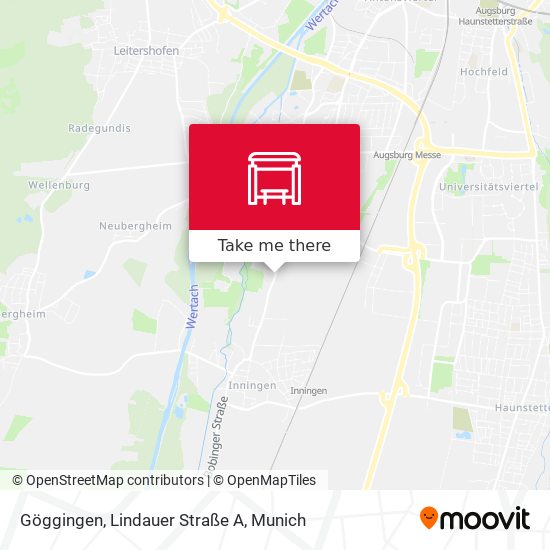 Göggingen, Lindauer Straße A map